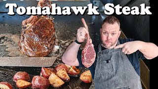 How to Cook a Tomahawk Steak on the Blackstone Griddle