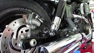 LA Choppers Harley Dyna Rear Lowering Kit Installation - GetLowered.com