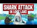 SHARK ATTACK in Fortnite Loot Lake! - Fortnite Funny Moments