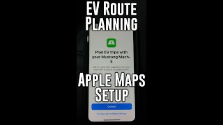 Setup Apple Maps for EV Route Planning in the Mach-E #shorts screenshot 5