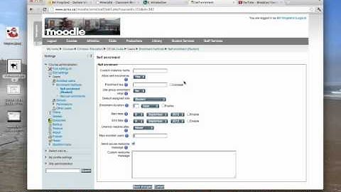 Moodle - configure course enrolment.mp4