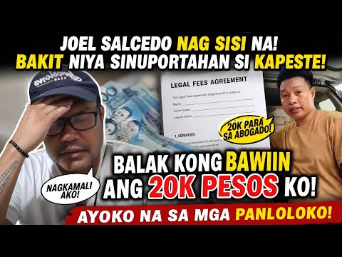 JOEL SALCEDO PARANG TINAKLOPAN NG LANGIT AT LUPA! NAGSISI NA BAKIT NAG SUPORTA SIYA NI KAPESTE!