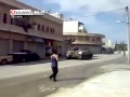 "Syrian free Fake army" terrorist with false real army clotes and stolen tank, shooting at civilians