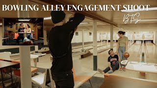 Retro Bowling Alley Engagement Session: Behind the Scenes with Forte Films and Stills