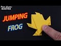 How to make a jumping frog out of paper