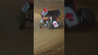 Sprint Cars Running The Cushion シ