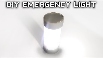 DIY emergency light with tilt on-off switch || VD Tech Creator