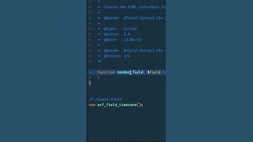 Add Your Own Field Type for ACF in WordPress #buntywp #shorts #wordpress