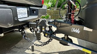 The Weigh Safe True Tow weight distribution hitch full install and setup.