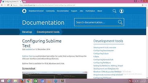 Configuring Sublime Text for Drupal