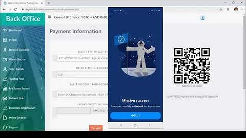 Mirror trading International MTI how to add funds funds BITCOIN to your account.