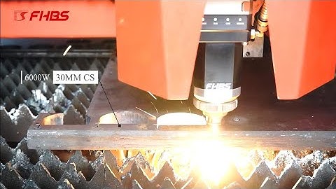 Baisheng Laser - 30mm Carbon Steel Laser Cutting Machine 6000W High Power Cutter Metal Processing