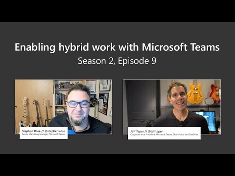 Enabling hybrid work with Microsoft Teams: Interview with Jeff Teper