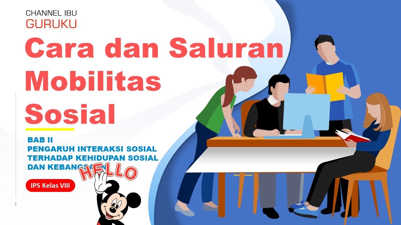 Contoh mobilitas sosial horizontal