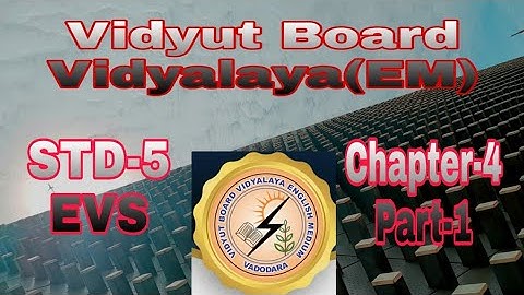 760. Std -5, EVS, Chapter-4, Part-1,Vidyut Board Vidyalaya | BHAGYESH THAKKAR