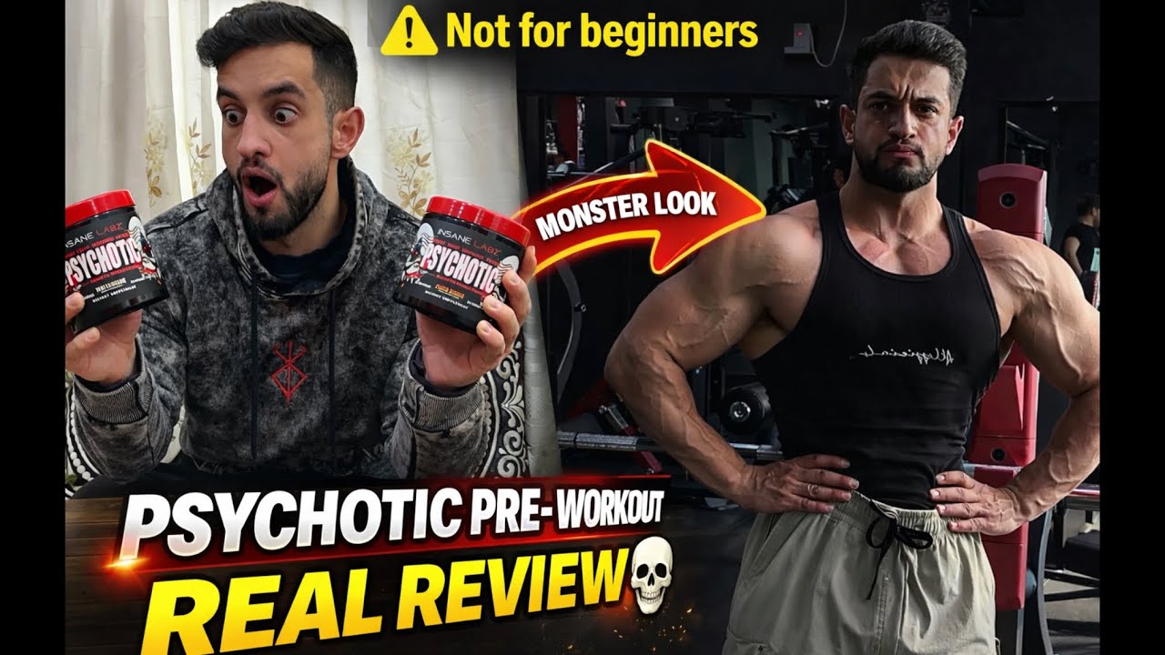 I Tried PSYCHOTIC Pre-Workout for 30 Days😱| My Honest Review