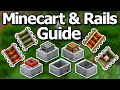 The ultimate minecraft 120 minecart  rail guide