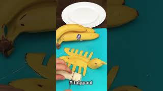 Art In Banana Dolphins - Fruit Carving Ideas Cutting Tricks #shorts