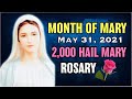 2,000 Hail Marys🌹May Devotion to Mary for May 31, 2021, Holy 2,000 Hail Mary Rosary