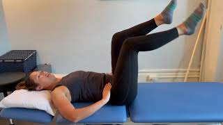 Transverse Abdominus Reverse March (starting from table top)