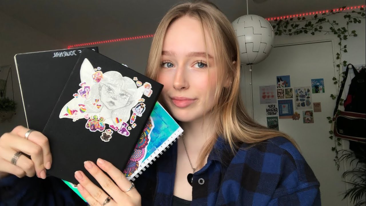 ASMR notebook/journal collection pt.2 | show and tell 📓 - YouTube