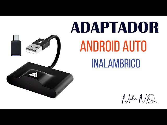 Adaptador inalámbrico Android Auto para Android Auto con cable Car Plug &  Play Configuración fácil Aa Wireless Android