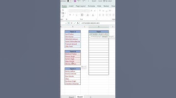 🤯Excel New Formula🔥How to use Vstack formula in excel #shorts