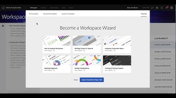 New Project Modal for Analysis Workspace