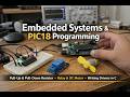 كتابة درايفرات motor relay and button using pic18 امبيديد سيستم درايفرز