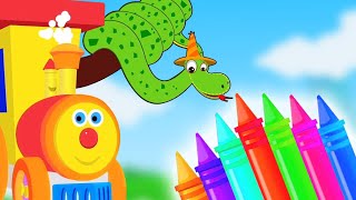 Color Song, Rainbow Colors + More Popular Nursery Rhymes By Ben The Train