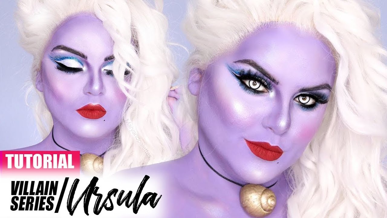 The Little Mermaid Ursula The Witch Of The Seas Makeup Tutorial