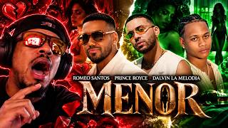 MENOR – Romeo Santos, Prince Royce & Dalvin La Melodia | REACCIÓN