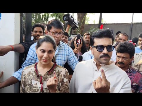 Global Star Ram Charan and Upasana Casts Their Vote | Lok Sabha Elections 2024 | TFPC - TFPC