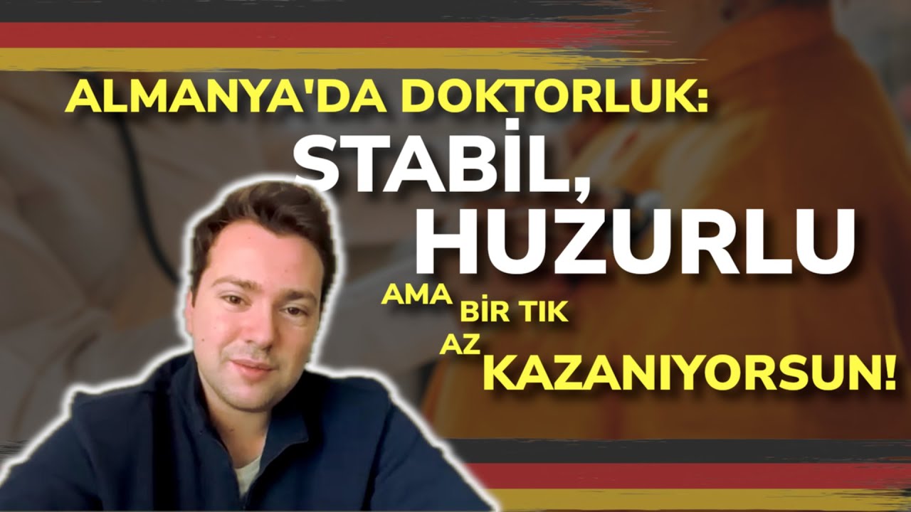 🔴 ALMANYA'DA DOKTOR OLMANIN ARTILARI ve EKSİLERİ...