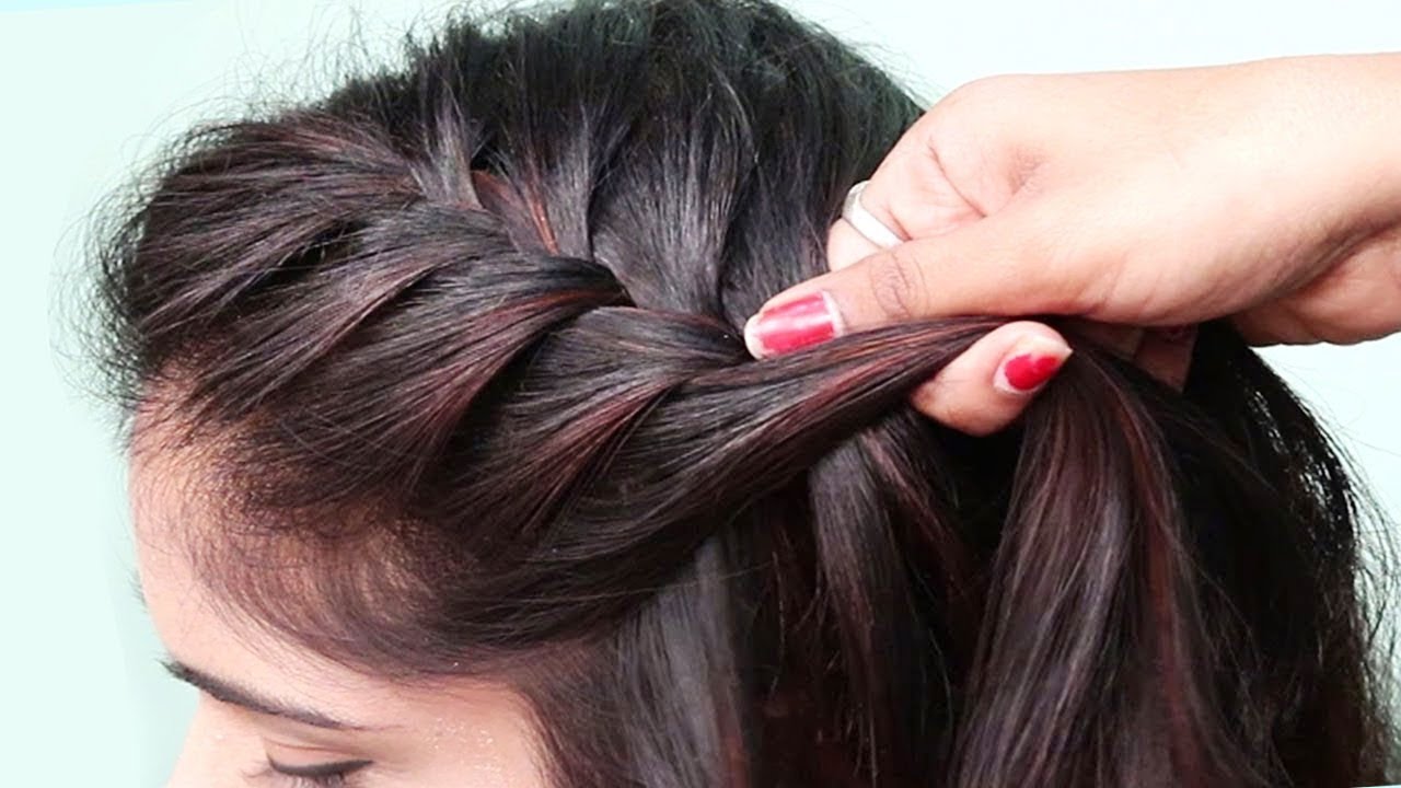 2 Easy Party Hairstyles For Girls. Long Hair Tutorial - YouTube