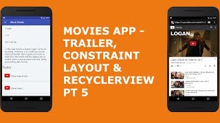MOVIES APP - TRAILER, CONSTRAINT LAYOUT & RECYCLERVIEW PT 5 screenshot 3