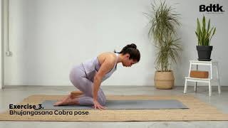 5 Minutes Yoga for Beginners| Bdtk Home Workout Sessions - Lesson 1
