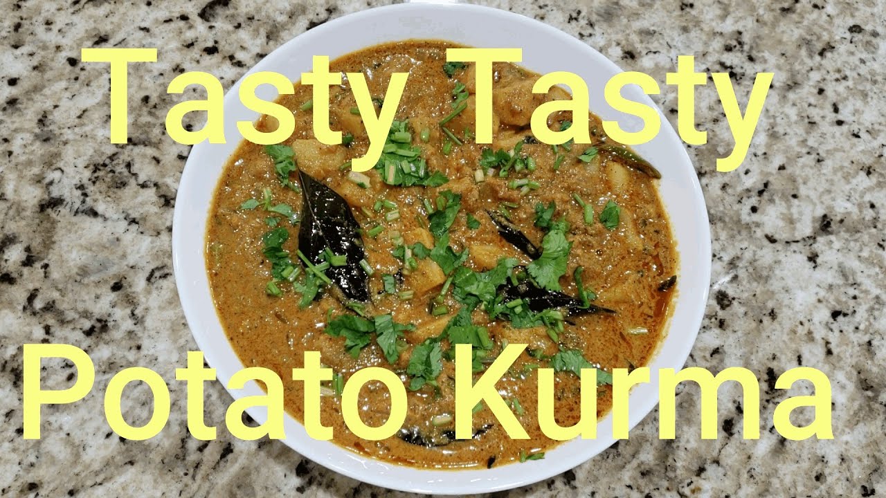 Tasty Aloo Kurma | Potato Masala Curry | Potato Kurma by Spicy Kitchen