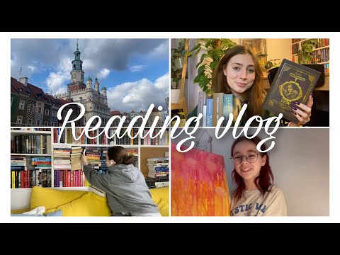 Książki, haul zakupowy, kino i rysunki Toli 🌞📚 READING VLOG 📖