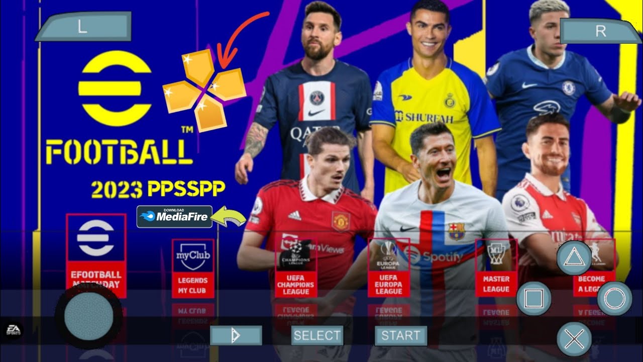 eFOOTBALL PES 23 PPSSPP, PES 2023 PPSSPP CAMERA PS5