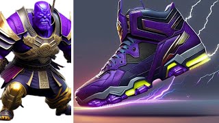 Avengers but Sneakers Vengers - Marvel and DC characters Sneakers