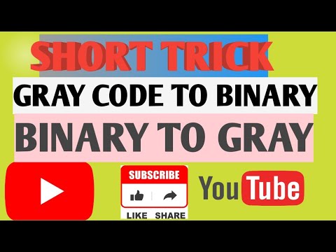 Digital electronics| Gray code to binary|binary to gray