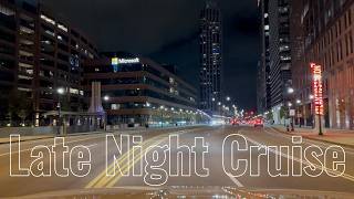🌙🚗🎧 4K ASMR POV Drive | Friday Late Night Cruise Through Atlanta GA • City Lights ✨