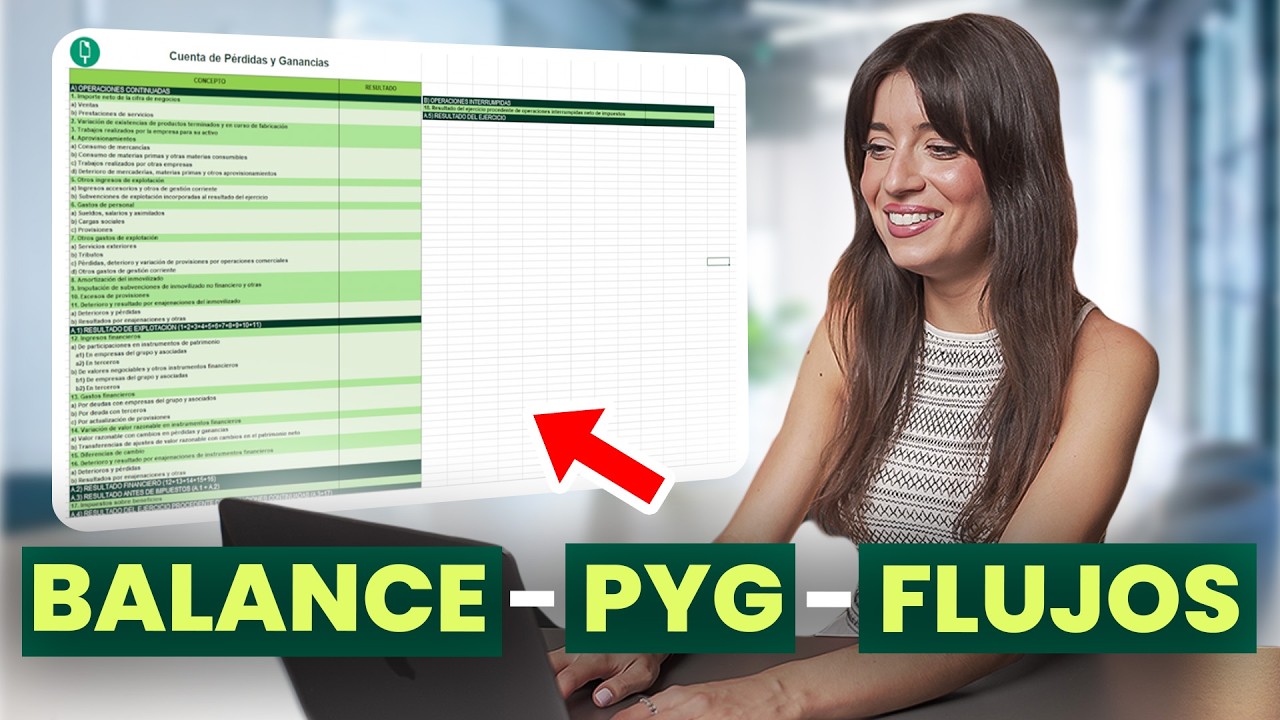 Plantilla GRATIS Excel de Estados Financieros: Balance, PyG y Estados de Flujo de Efectivo
