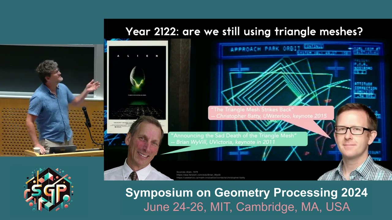 Keynote: The Triangle is Dead, Long Live the Triangle! (Alec Jacobson, U. Toronto and Adobe)