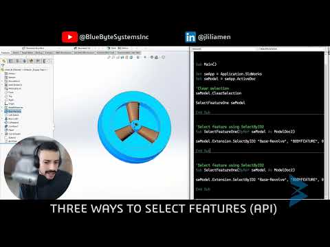 SOLIDWORKS VBA: Three different ways to select Features in SOLIDWORKS using the API