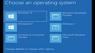 Multibooting Windows Vista, 7, 8.1, 10 Version 1809, Windows 8 Developer and Consumer Preview!