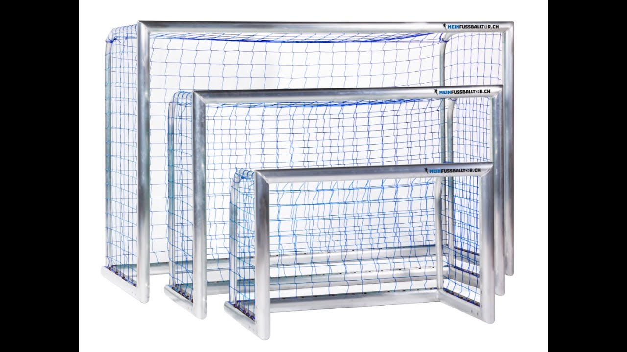 Meinfussballtor.ch - Aufbau Mini Fussballtor - ROLANDO Premium Large