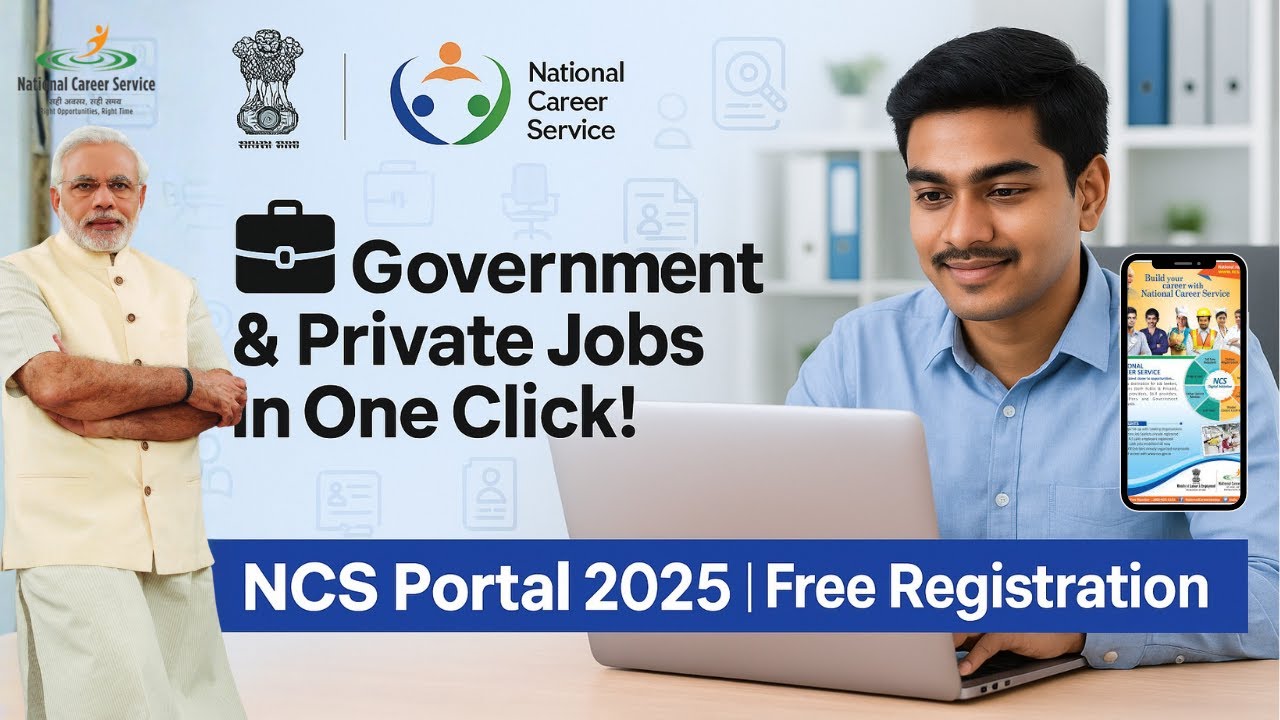 National Career Service Portal 2025 💼 | सरकारी-प्राइवेट नौकरी एक क्लिक में | Aaj Hi Register Kare