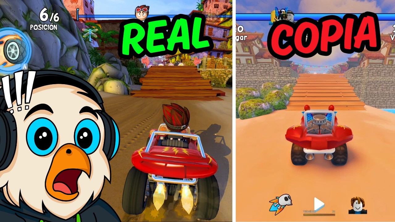 🚗 Probé COPIAS de Beach Buggy Racing en ROBLOX… ¡La Última Me Sorprendió! 🔥